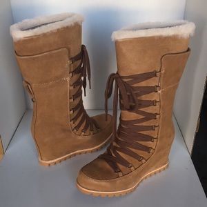 ugg mason wedge winter boot